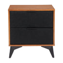  Zuo Zarif 110654 Nightstand - Black/Walnut IMAGE 7