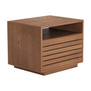 Zuo Slit 110653 Nightstand - Walnut IMAGE 6