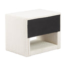 Zuo Baris 110652 Nightstand - Ivory IMAGE 2