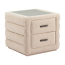  Zuo Soffice 110651 Nightstand - Beige IMAGE 1