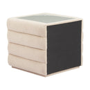  Zuo Soffice 110651 Nightstand - Beige IMAGE 2