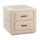  Zuo Soffice 110651 Nightstand - Beige IMAGE 4