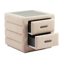  Zuo Soffice 110651 Nightstand - Beige IMAGE 8