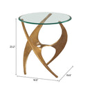  Zuo Sabel 110645 Side Table - Gold IMAGE 5