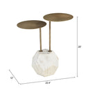  Zuo Anten 110607 Side Table - Brass/White IMAGE 11