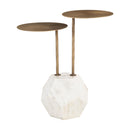  Zuo Anten 110607 Side Table - Brass/White IMAGE 7