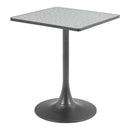  Zuo Spot 110409 Bistro Table - Gray/Black IMAGE 1