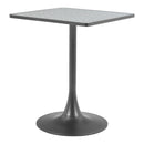  Zuo Spot 110409 Bistro Table - Gray/Black IMAGE 2