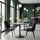  Zuo Spot 110409 Bistro Table - Gray/Black IMAGE 3