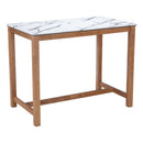  Zuo Fein 110587 Counter Table - White IMAGE 4
