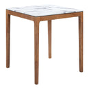  Zuo Eva 110586 Counter Table - White IMAGE 2