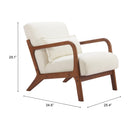  Zuo Macio 110571 Accent Chair - Cream IMAGE 11