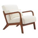  Zuo Macio 110571 Accent Chair - Cream IMAGE 1