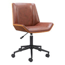  Zuo Maker 110567 Office Chair - Brown IMAGE 5