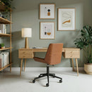  Zuo Maker 110567 Office Chair - Brown IMAGE 9