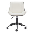  Zuo Maker 110566 Office Chair - White IMAGE 5