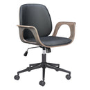  Zuo Ali 110565 Office Chair - Black IMAGE 1