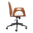  Zuo Ali 110564 Office Chair - White IMAGE 4