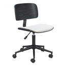  Zuo Duravel 110563 Office Chair - White/Black IMAGE 6