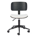  Zuo Duravel 110563 Office Chair - White/Black IMAGE 7