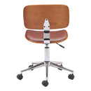  Zuo Duravel 110562 Office Chair - Brown IMAGE 2