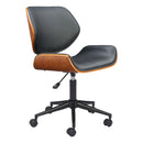  Zuo Flex 110561 Low Back Office Chair - Black IMAGE 1