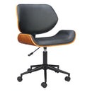  Zuo Flex 110561 Low Back Office Chair - Black IMAGE 8