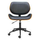  Zuo Flex 110561 Low Back Office Chair - Black IMAGE 9