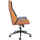  Zuo Flex 110559 High Back Office Chair - Black IMAGE 2
