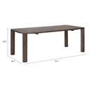  Zuo Eazy 110393 Dining Table - Espresso IMAGE 10