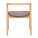  Zuo Peker 110553 Set of 2 Dining Chair - Brown/Natural IMAGE 9