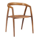  Zuo Ziran 110549 Set of 2 Dining Chair - Walnut IMAGE 1