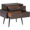  Zuo Mechy 110548 Side Table - Brown IMAGE 7
