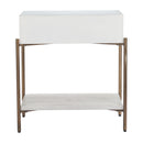  Zuo Yoru 110547 Side Table - Oak White IMAGE 2