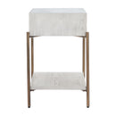  Zuo Yoru 110547 Side Table - Oak White IMAGE 4