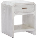  Zuo Yume 110546 Side Table - Oak White IMAGE 1