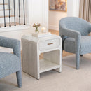  Zuo Yume 110546 Side Table - Oak White IMAGE 9