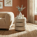  Zuo Laha 110545 Side Table - Oak White IMAGE 3
