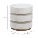  Zuo Laha 110545 Side Table - Oak White IMAGE 7