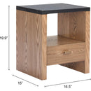  Zuo Natt 110542 Side Table - Black IMAGE 11