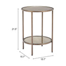  Zuo Anelli 110535 Side Table - Bronze IMAGE 7