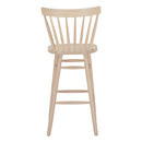  Zuo Tyce 110529 Set of 2 Barstool - Natural IMAGE 2