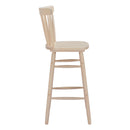  Zuo Tyce 110529 Set of 2 Barstool - Natural IMAGE 3