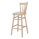  Zuo Tyce 110529 Set of 2 Barstool - Natural IMAGE 4
