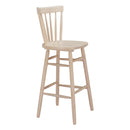  Zuo Tyce 110529 Set of 2 Barstool - Natural IMAGE 7