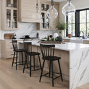  Zuo Tyce 110528 Set of 2 Counter Stool - Black IMAGE 8