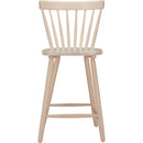  Zuo Tyce 110527 Set of 2 Counter Stool - Natural IMAGE 3