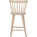  Zuo Tyce 110527 Set of 2 Counter Stool - Natural IMAGE 4