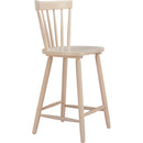  Zuo Tyce 110527 Set of 2 Counter Stool - Natural IMAGE 6