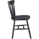  Zuo Tyce 110526 Set of 2 Dining Chair - Black IMAGE 2
